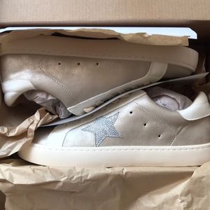 Metallic Star Sneakers